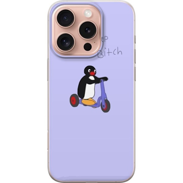 Apple iPhone 16 Pro Gennemsigtig cover Pingu Beep Beep