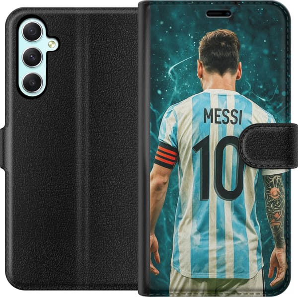 Kompatibel Tegnebogsetui til Samsung Galaxy A34 Messi