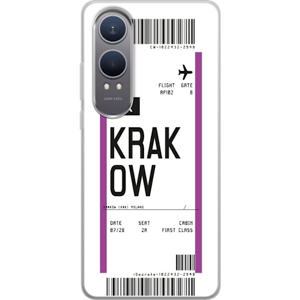 OnePlus Nord CE4 Lite Läpinäkyvä kuori Krakow