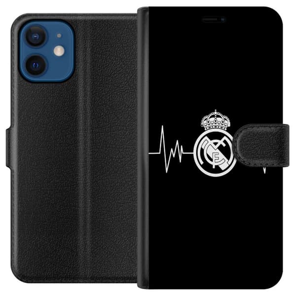 Kompatibelt Plånboksfodral till Apple iPhone 12 mini Real Madrid CF