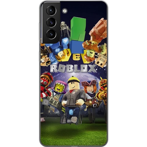 Samsung Galaxy S21+ 5G Läpinäkyvä kuori Roblox Maailma - Pelaamisseikkailu Lapsille ja Nuorille