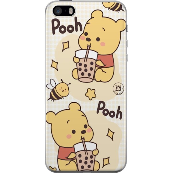 Apple iPhone 5s Genomskinligt Skal Nalle Pooh Style – klassiskt björnmotiv i ny tolkning