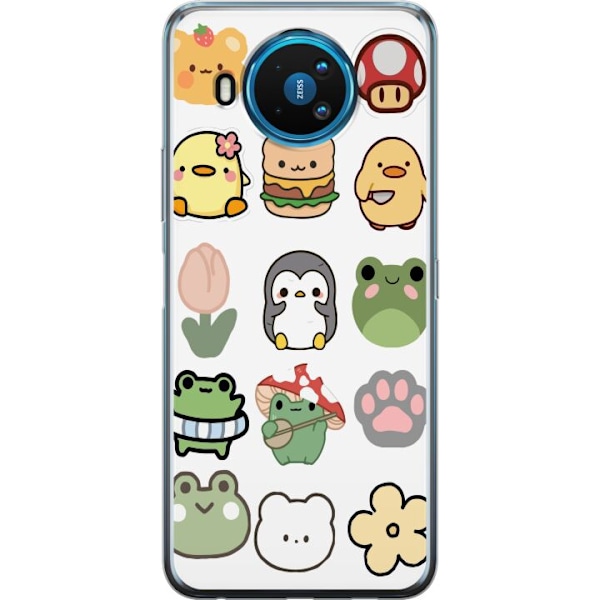 Nokia 8.3 5G Gjennomsiktig deksel Kawaii Friends