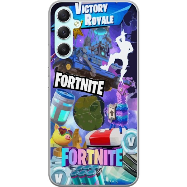 Samsung Galaxy A34 Gjennomsiktig deksel Fortnite