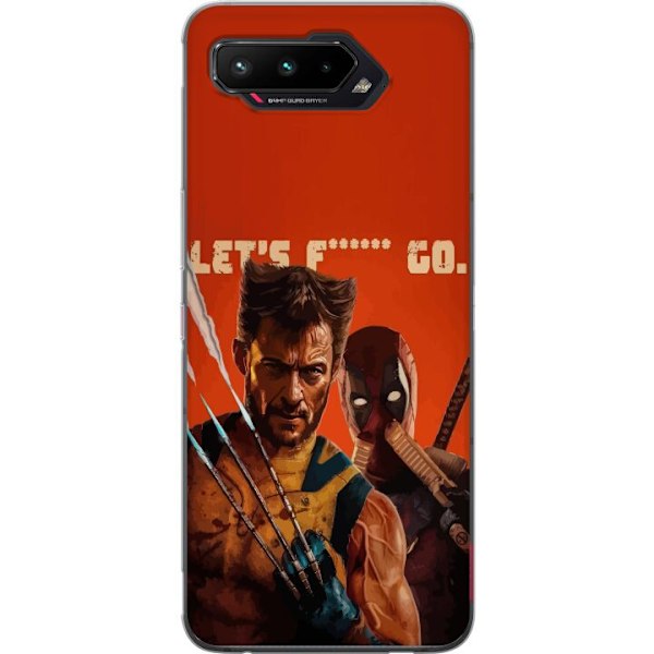 Asus ROG Phone 5 Genomskinligt Skal Deadpool & Wolverine