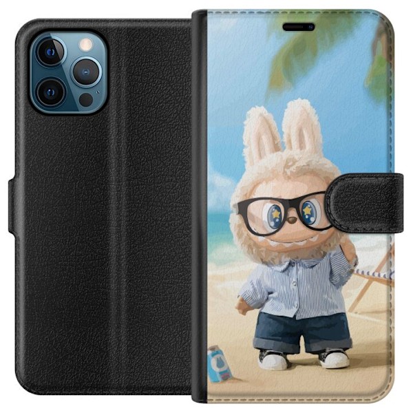 Apple iPhone 12 Pro Max Plånboksfodral Labubu Dark Dreams – Mörk mystisk design