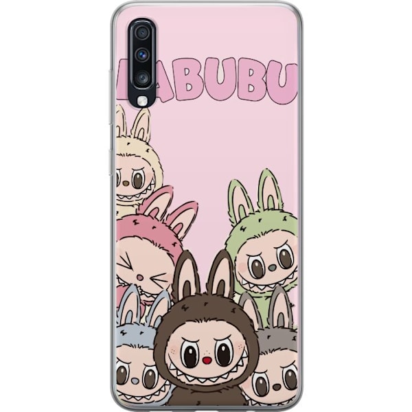 Samsung Galaxy A70 Läpinäkyvä kuori Labubu Classics