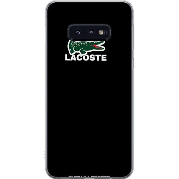 Samsung Galaxy S10e Läpinäkyvä kuori Lacoste