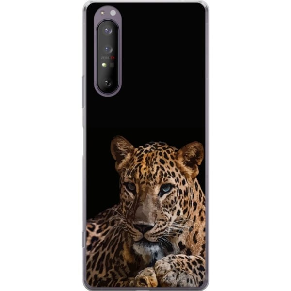 Sony Xperia 1 II Gennemsigtig cover Leopard