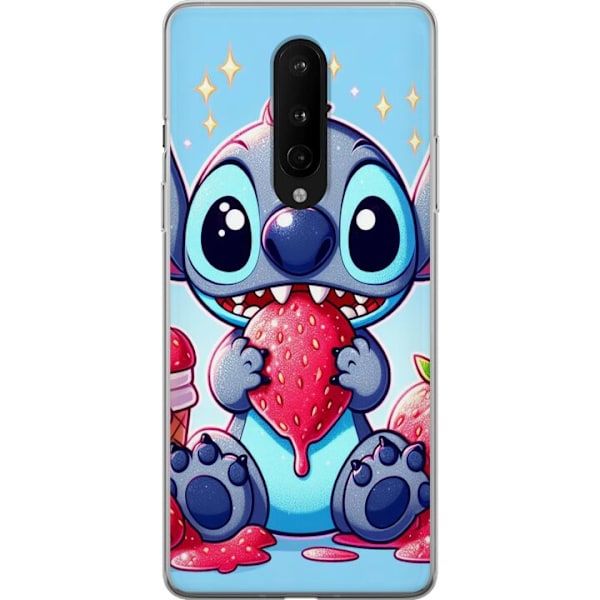 OnePlus 8 Läpinäkyvä kuori Strawberry Stitch