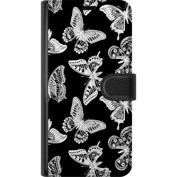 Apple iPhone 16e Lompakkokotelo Perhonen