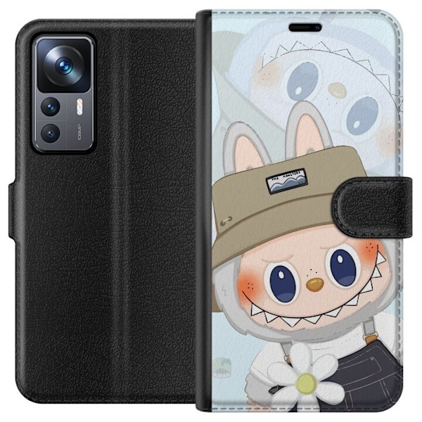 Xiaomi 12T Pro Lommeboketui Labubu med hatt - Pop Mart-figur M