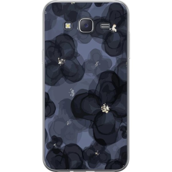 Samsung Galaxy J5 Gennemsigtig cover Blomstermark