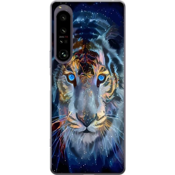 Sony Xperia 1 IV Läpinäkyvä kuori Galaksi Tiikeri