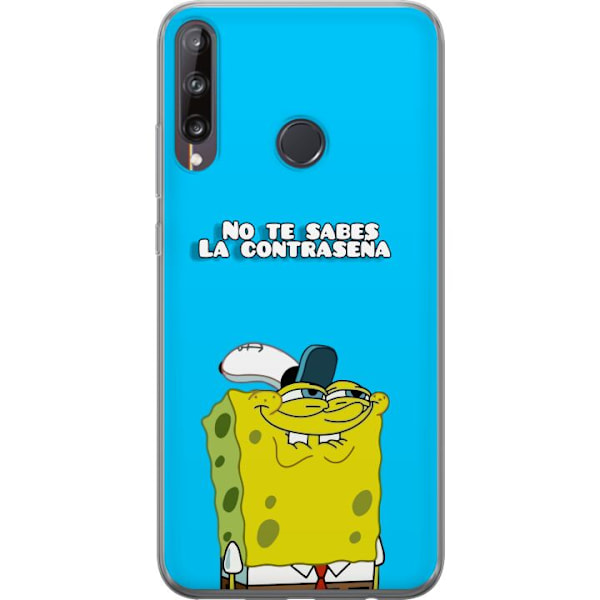 Huawei P40 lite E Genomskinligt Skal SpongeBob SquarePants