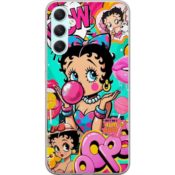 Samsung Galaxy A34 Gennemsigtig cover Betty Boop