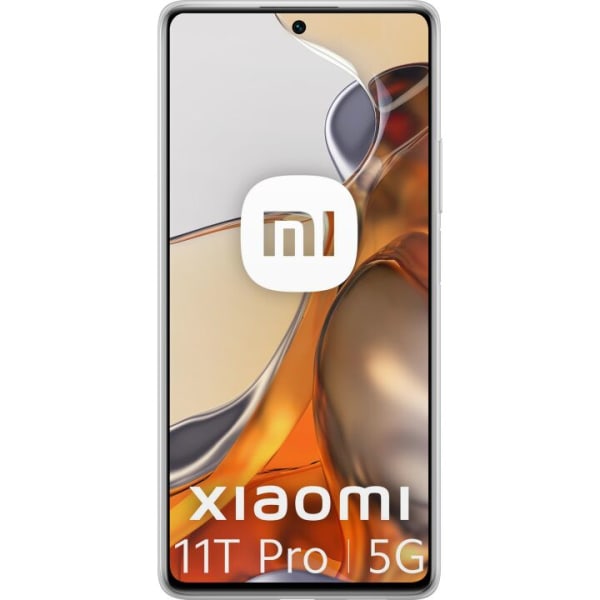 Xiaomi 11T Pro Gennemsigtig cover Skinnende silke