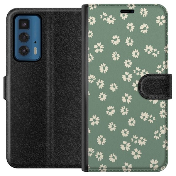 Motorola Edge 20 Pro Plånboksfodral Blomsterdröm – färgglatt blommönster