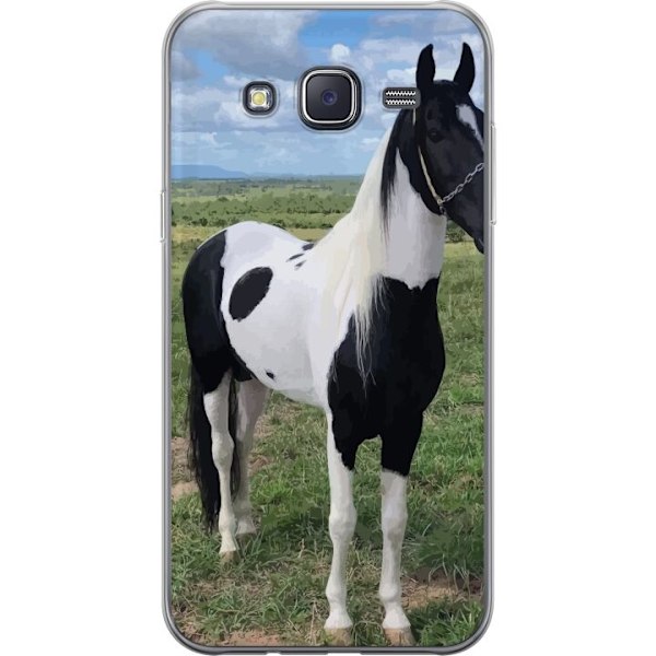 Samsung Galaxy J5 Läpinäkyvä kuori Hevosen Taika - tyylikä