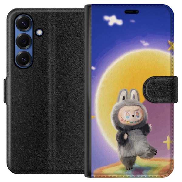 Samsung Galaxy S25+ Tegnebogsetui Labubu Neon Pop - Neonfarvet