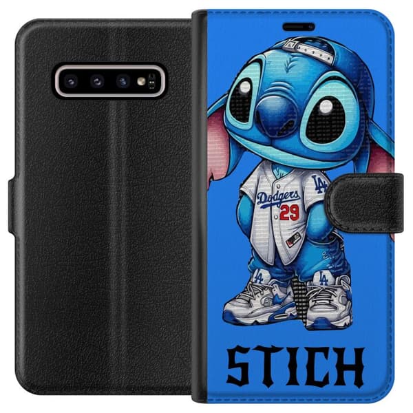 Kompatibelt Lommeboketui til Samsung Galaxy S10+ Søm