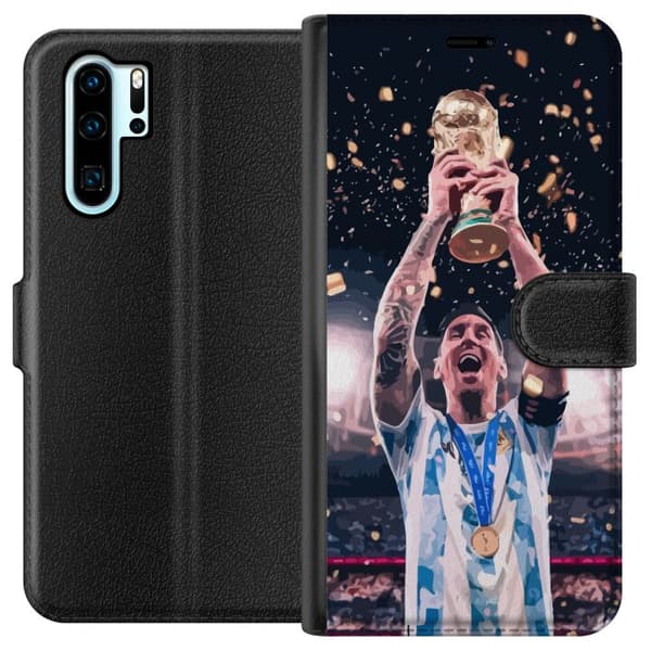Kompatibelt Lommeboketui til Huawei P30 Pro Messi