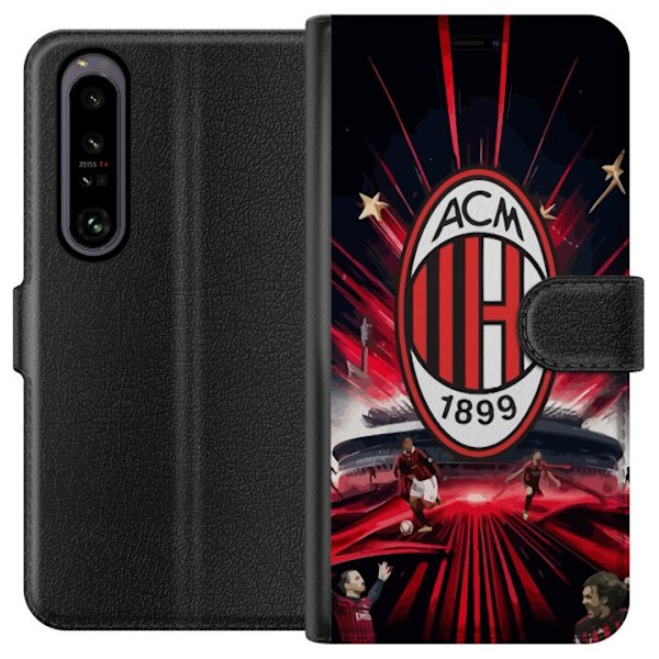 Sony Xperia 1 IV Tegnebogsetui AC Milan