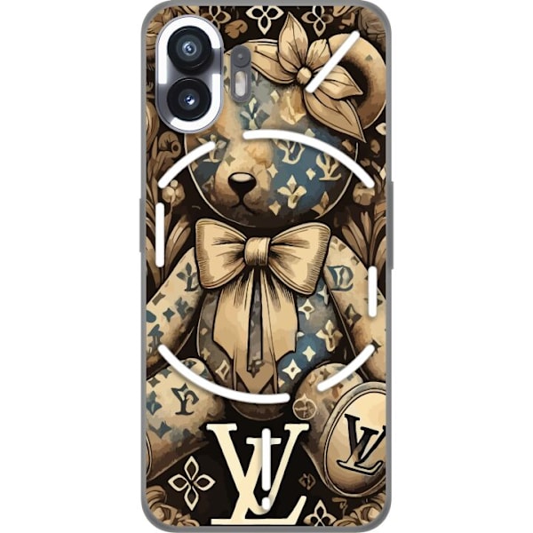 Nothing Phone (2) Läpinäkyvä kuori Teddy Vuitton