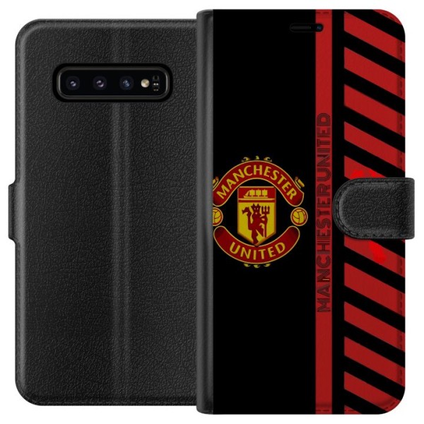 Samsung Galaxy S10 Plånboksfodral Manchester United