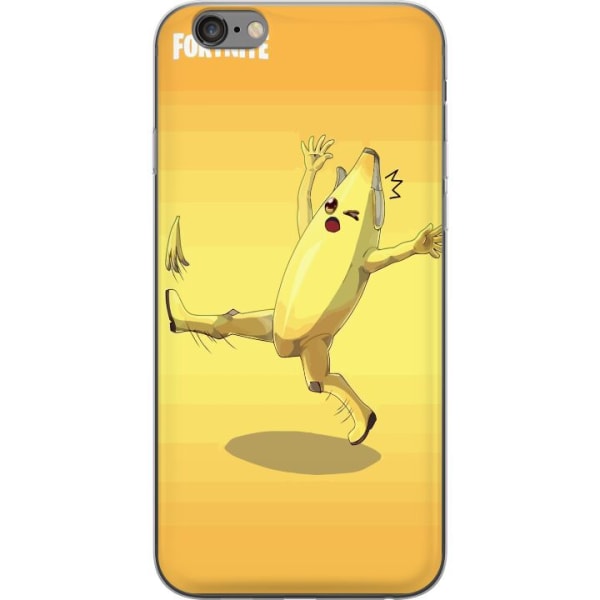 Apple iPhone 6s Plus Gjennomsiktig deksel Fortnite Banan