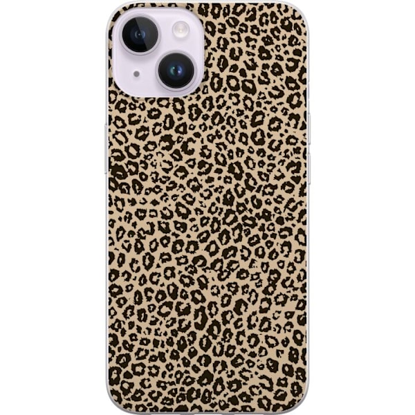 Apple iPhone 14 Läpinäkyvä kuori Taite Leopardeista
