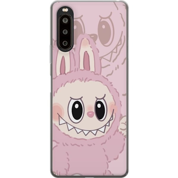 Sony Xperia 10 II Gjennomsiktig deksel Labubu Floral Freak