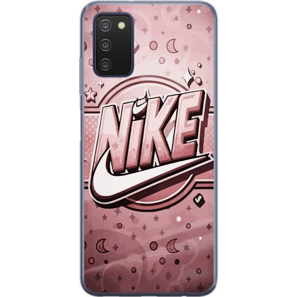 Samsung Galaxy A03s Läpinäkyvä kuori Nike Vaaleanpunainen