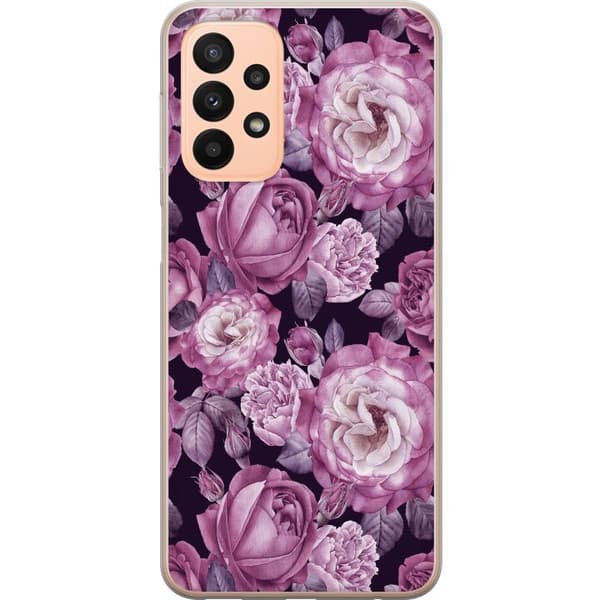 Kompatibelt Mobildeksel til Samsung Galaxy A23 Blomster