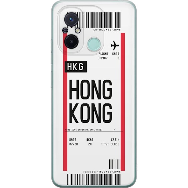 Xiaomi Redmi 12C Gjennomsiktig deksel Hongkong