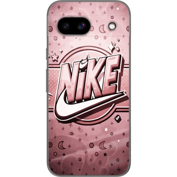 Google Pixel 8a Genomskinligt Skal Nike Rosa