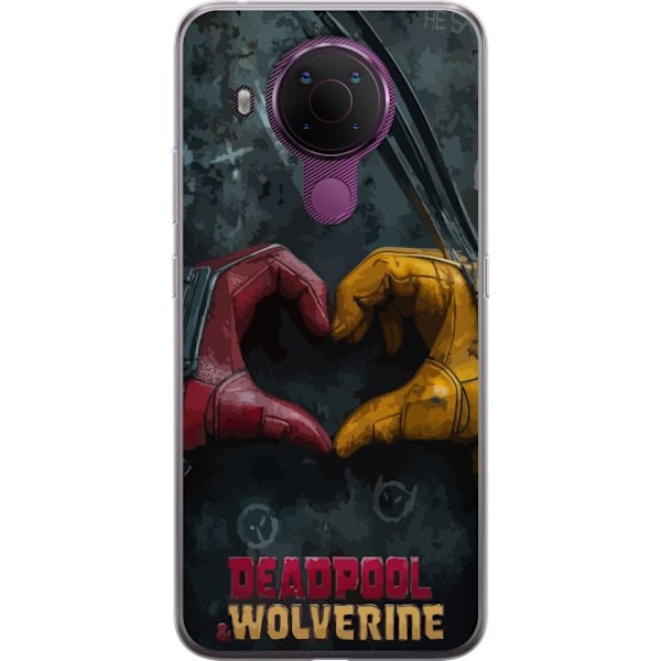 Nokia 5.4 Gennemsigtig cover Wolverine Deadpool