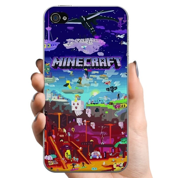 Apple iPhone 4 TPU Mobilskal MineCraft