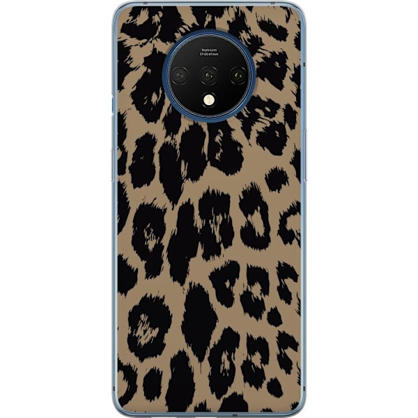 OnePlus 7T Gennemsigtig cover Leopard