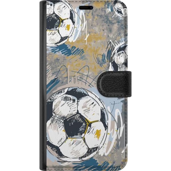 Kompatibel Tegnebogsetui til Apple iPhone 5 Fodbold