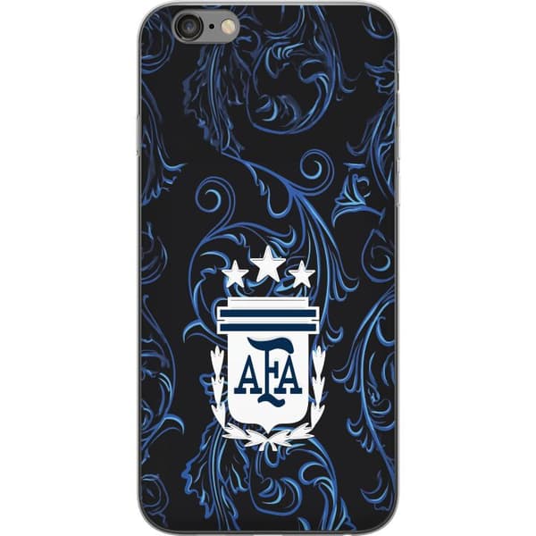 Kompatibelt Mobildeksel til Apple iPhone 6s Plus Argentinas AFA-emblem på mørkeblå ornamentbakgrunn blå