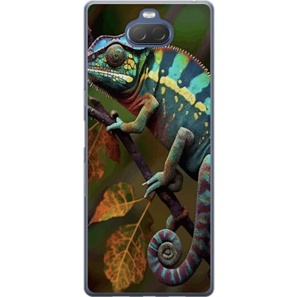 Sony Xperia 10 Plus Gennemsigtig cover Edderkop Grafisk Streetwear Design Dyremønster Moderne Bylivsstil Populært Motiv Kreativ Kunst Trend