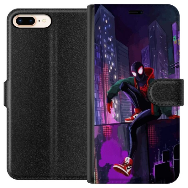 Apple iPhone 8 Plus Tegnebogsetui Fortnite - Spider-Man