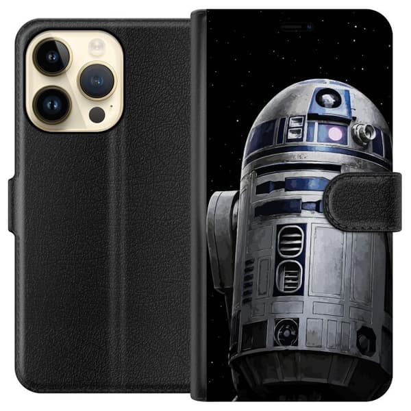 Kompatibel Tegnebogsetui til Apple iPhone 14 Pro R2D2