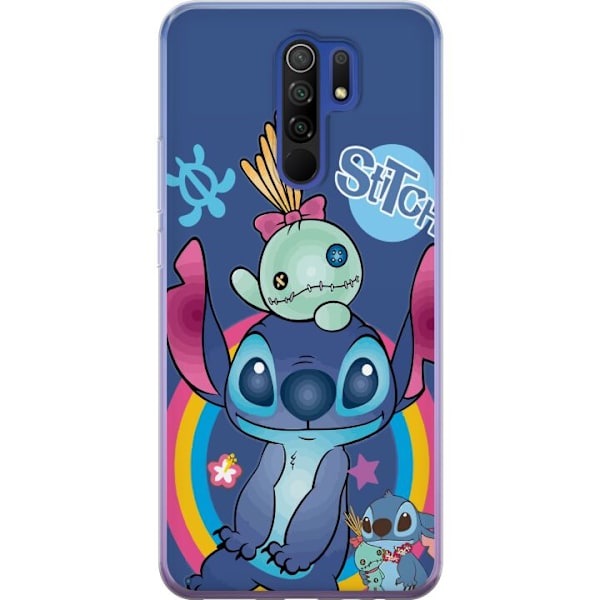 Xiaomi Redmi 9 Läpinäkyvä kuori Stitch ja ystävä