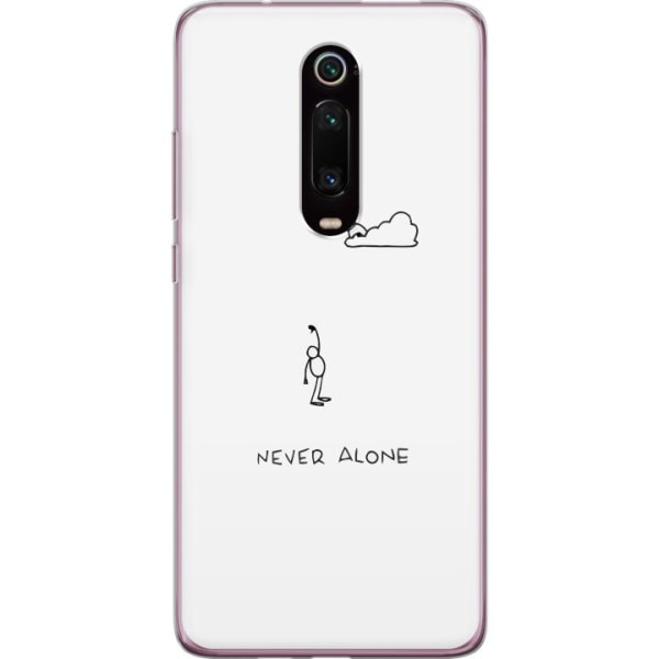 Xiaomi Mi 9T Pro  Läpinäkyvä kuori Ei koskaan yksin