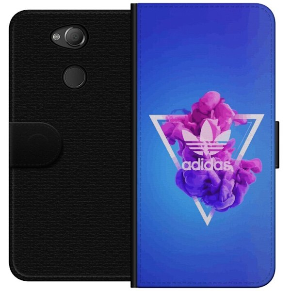 Sony Xperia XA2 Plånboksfodral Adidas-inspirerad blå design