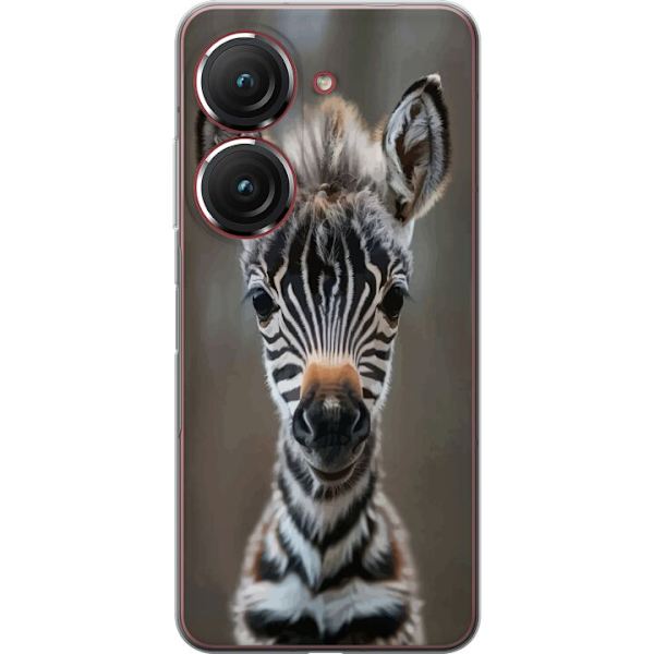 Asus Zenfone 9 Läpinäkyvä kuori Giraffi Eläinaihe Afrikka Luonto Graafinen Kuva Savanni Villieläimet Suosittu Seinätaide Eksoottinen Teema
