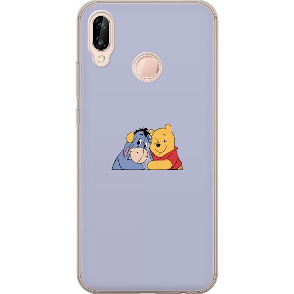 Huawei P20 lite Läpinäkyvä kuori Nalle Puh ja Ihaa