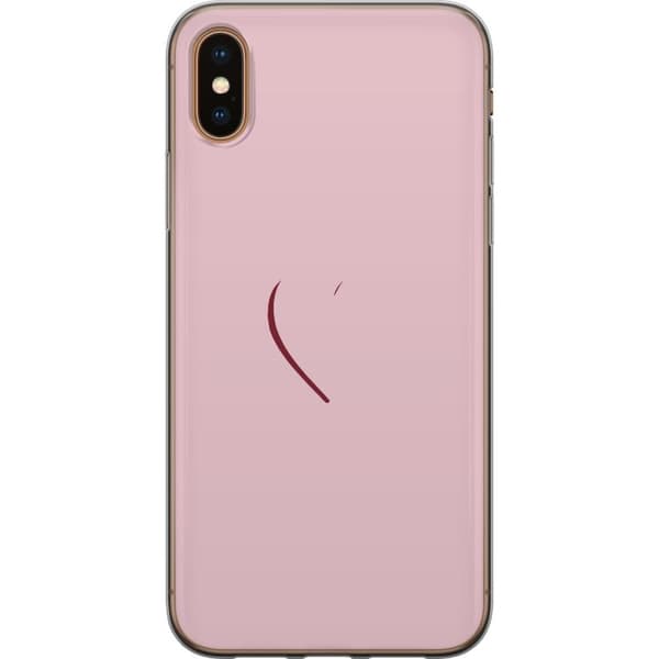 Kompatibelt Mobilskal till Apple iPhone XS SoftPinkLove